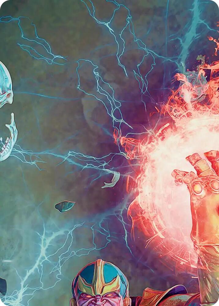 Thanos, the Mad Titan Art Card (2/9) card image