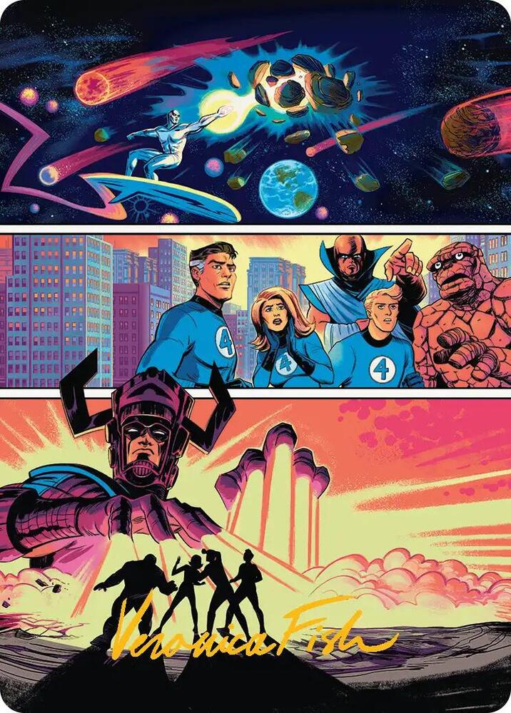 The Coming of Galactus Art Card (Gold-Stamped Signature) card image