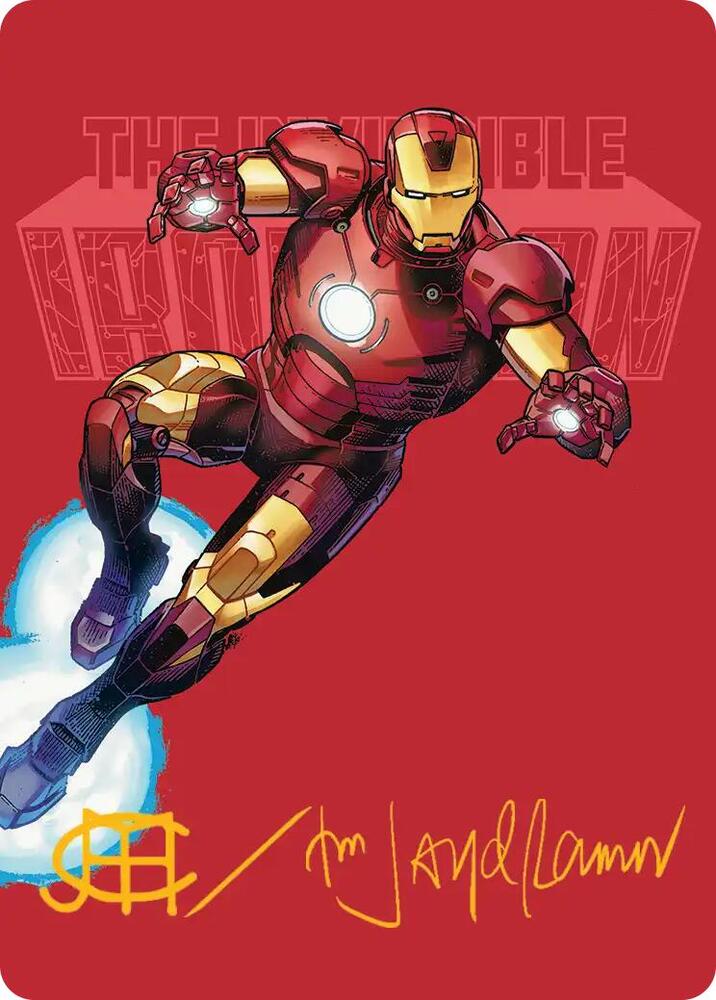 The Invincible Iron Man Art Card (Gold-Stamped Signature) card image