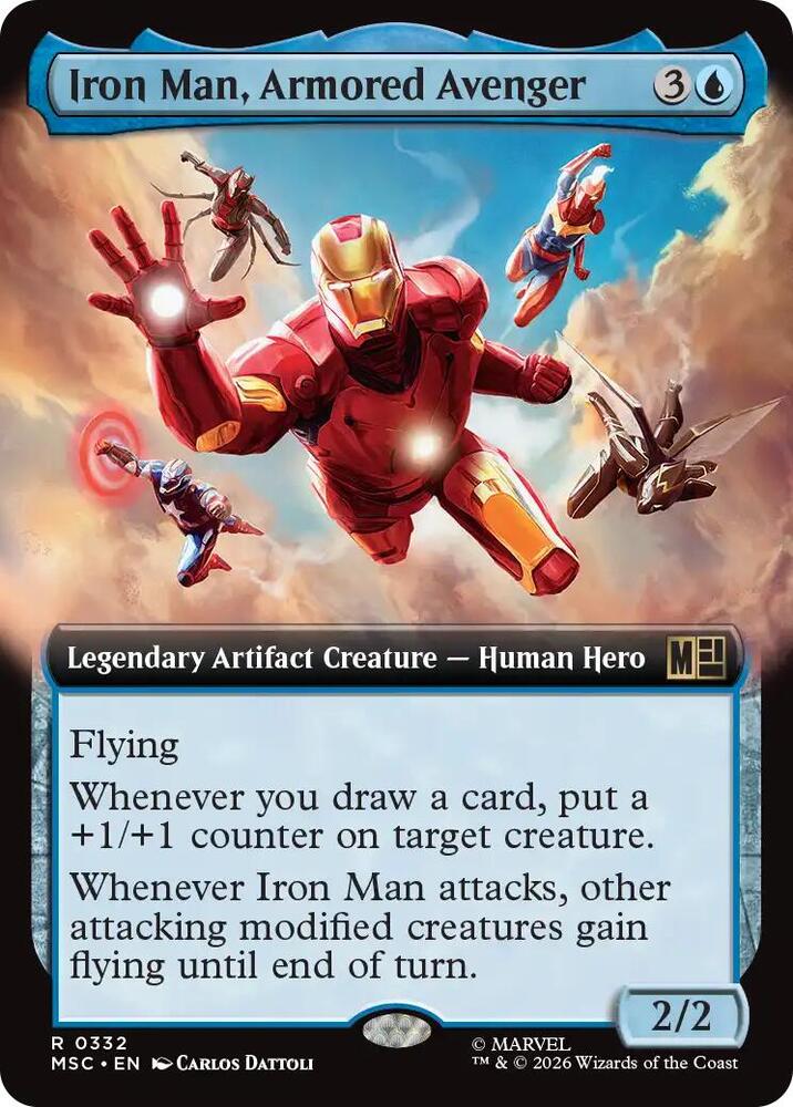 Iron Man, Armored Avenger (Extended Art) card image