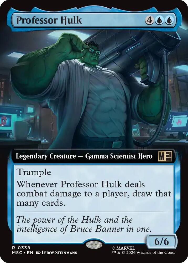 Professor Hulk (Extended Art) card image
