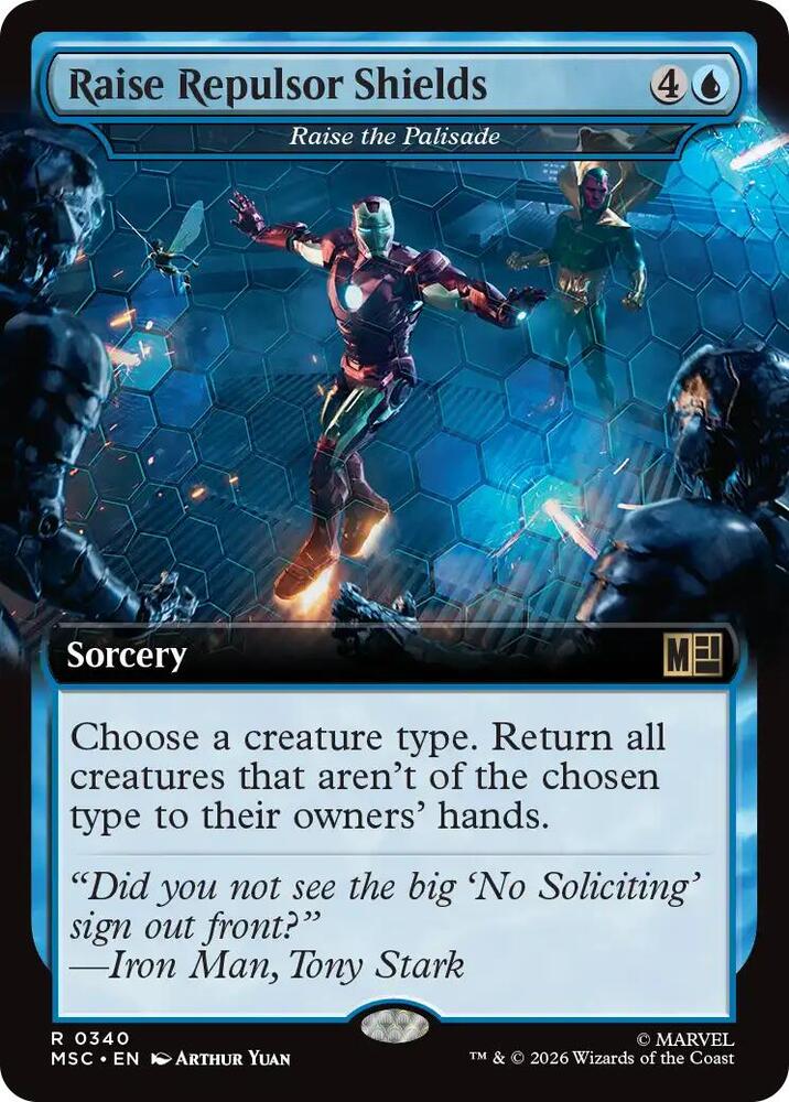 Raise Repulsor Shields - Raise the Palisade (Extended Art) card image