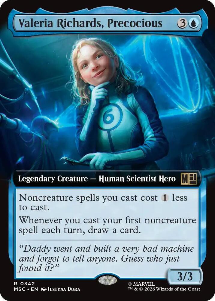 Valeria Richards, Precocious (Extended Art) card image