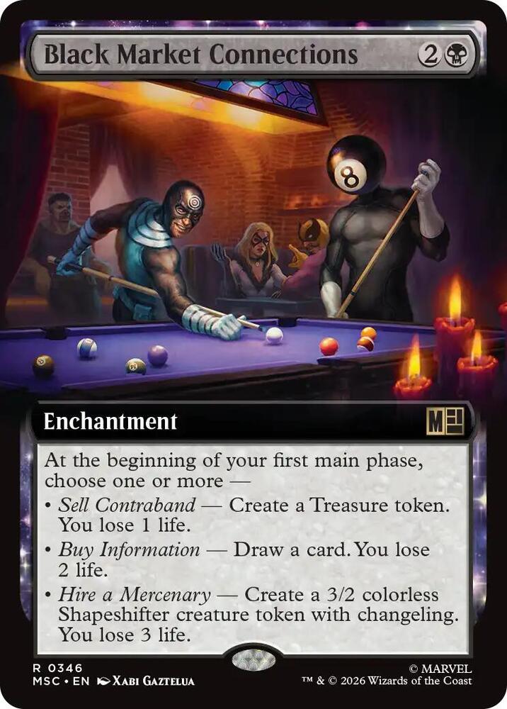 Black Market Connections (Extended Art) card image