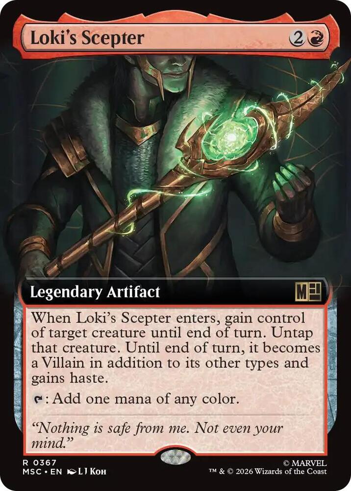 Loki's Scepter (Extended Art) card image