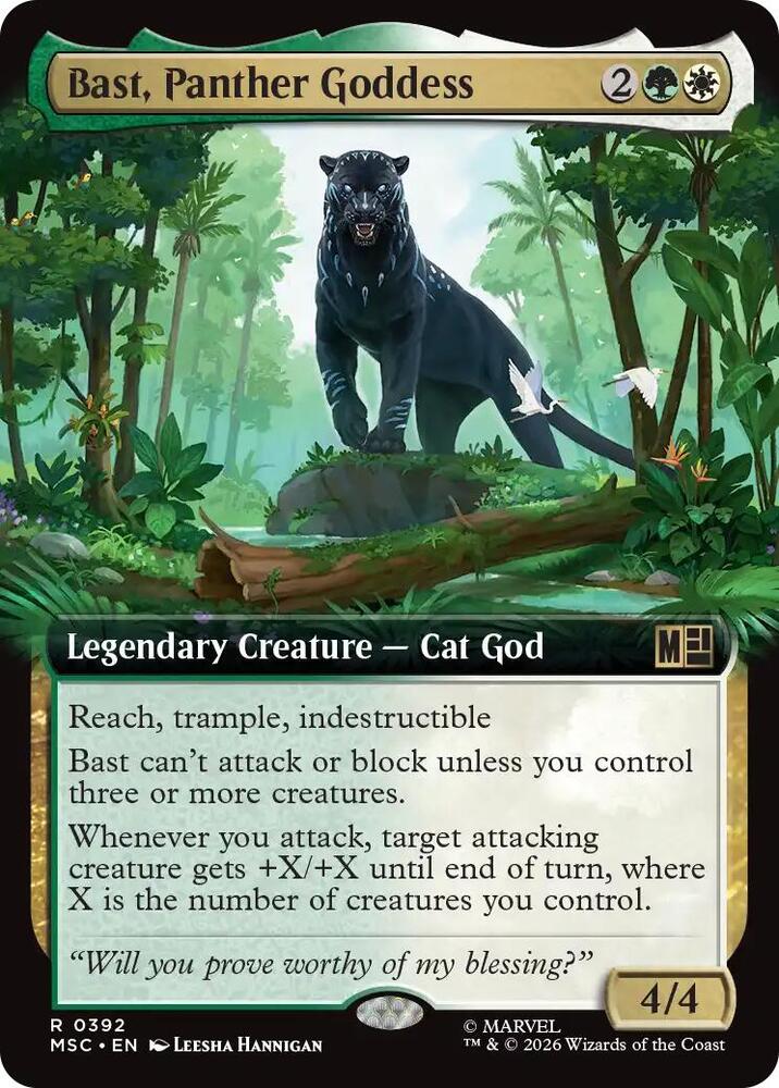 Bast, Panther Goddess (Extended Art) card image