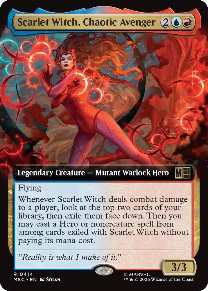 Scarlet Witch, Chaotic Avenger (Extended Art) card image