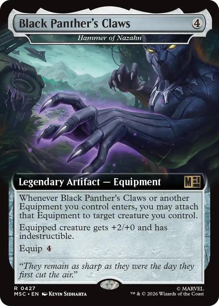 Black Panther's Claws - Hammer of Nazahn (Extended Art) card image