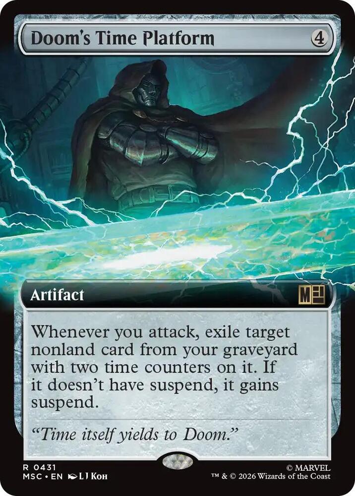 Doom's Time Platform (Extended Art) card image