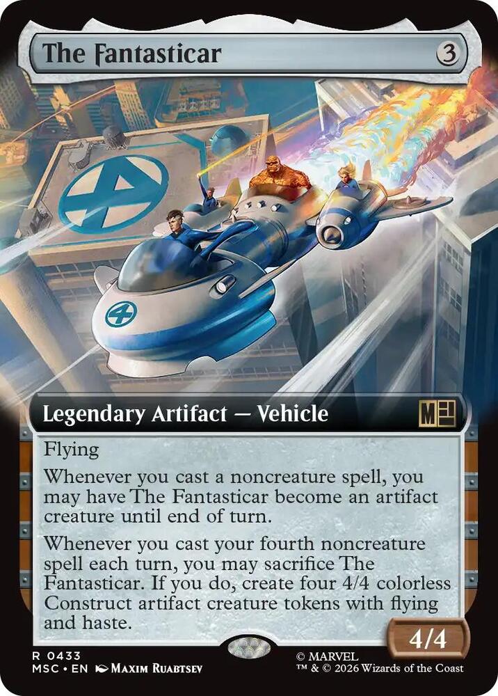 The Fantasticar (Extended Art) card image