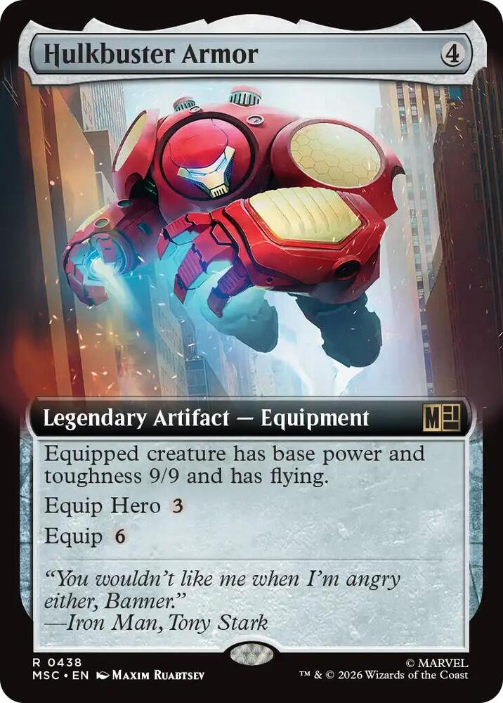 Hulkbuster Armor (Extended Art) card image