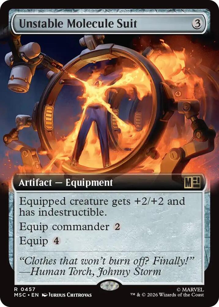 Unstable Molecule Suit (Extended Art) card image