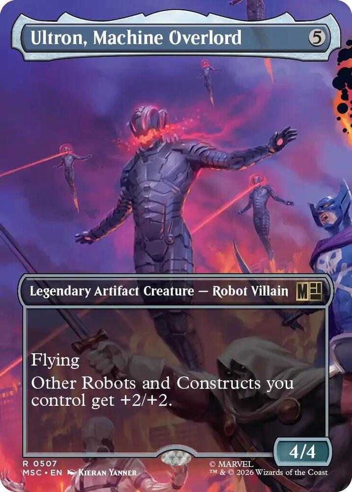 Ultron, Machine Overlord (Borderless) card image
