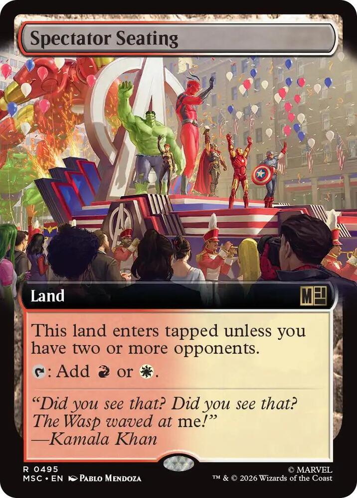 Spectator Seating (Extended Art) card image