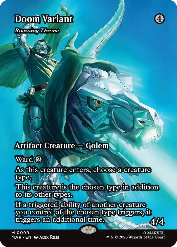 Doom Variant - Roaming Throne (Borderless) card image