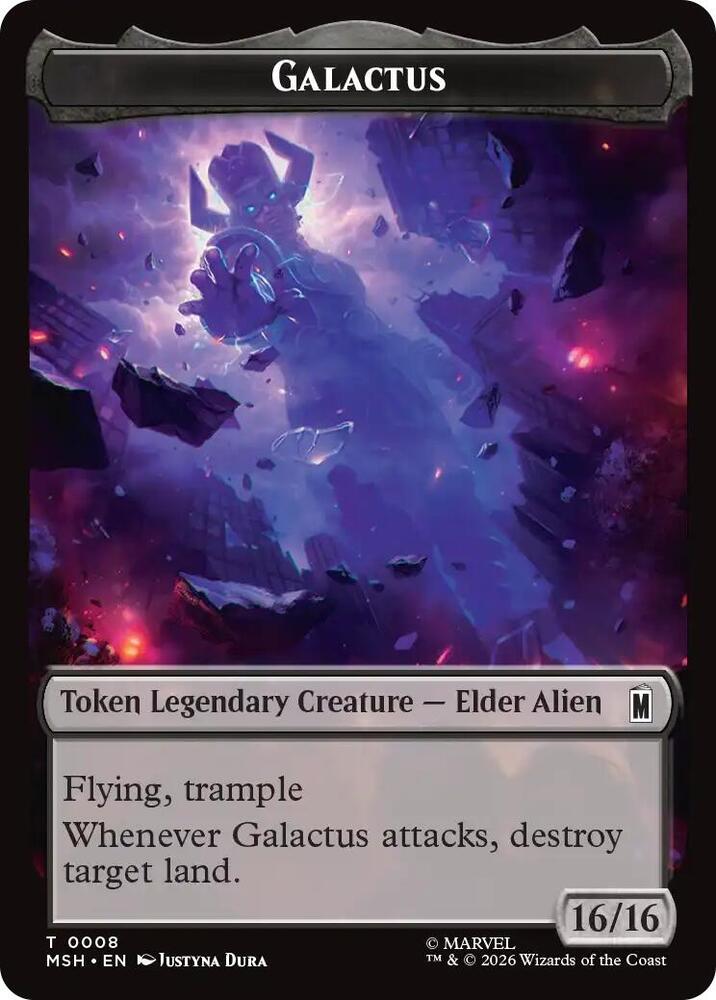Galactus // Squirrel Double-Sided Token card image