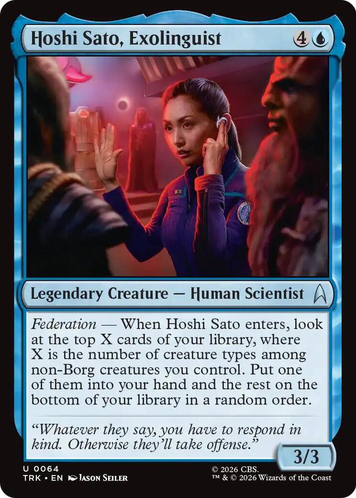 Hoshi Sato, Exolinguist card image