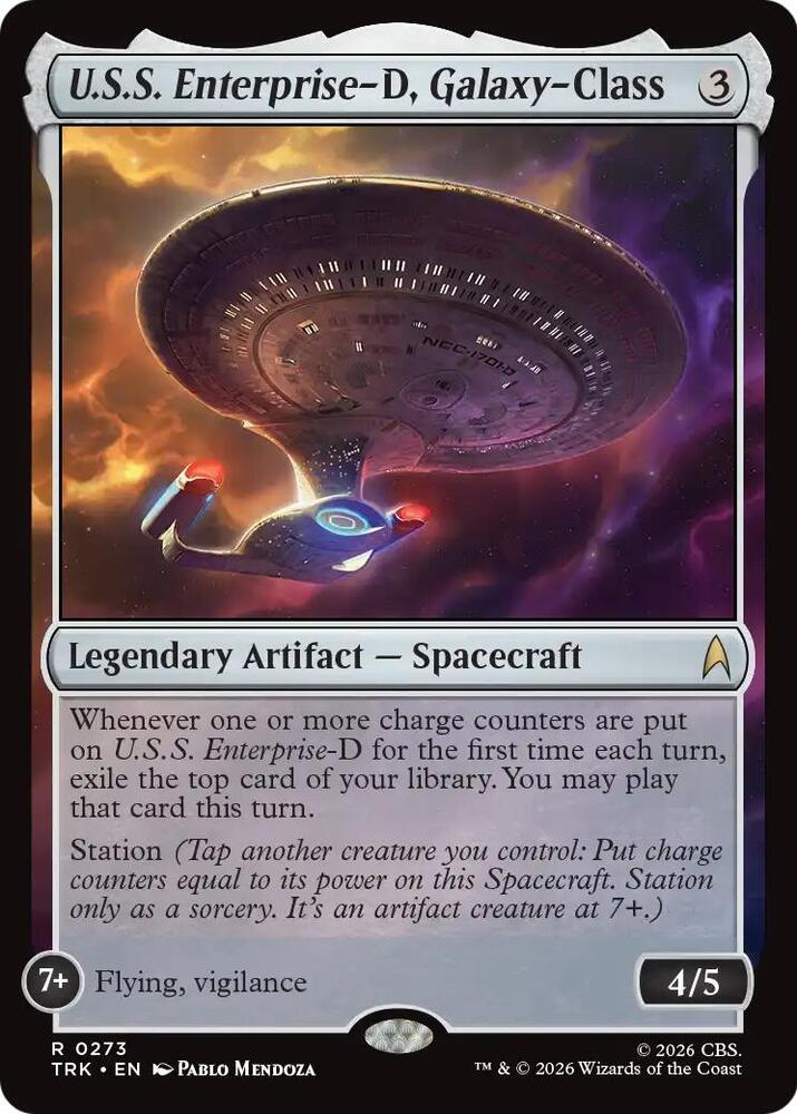 U.S.S. Enterprise-D, Galaxy-Class card image