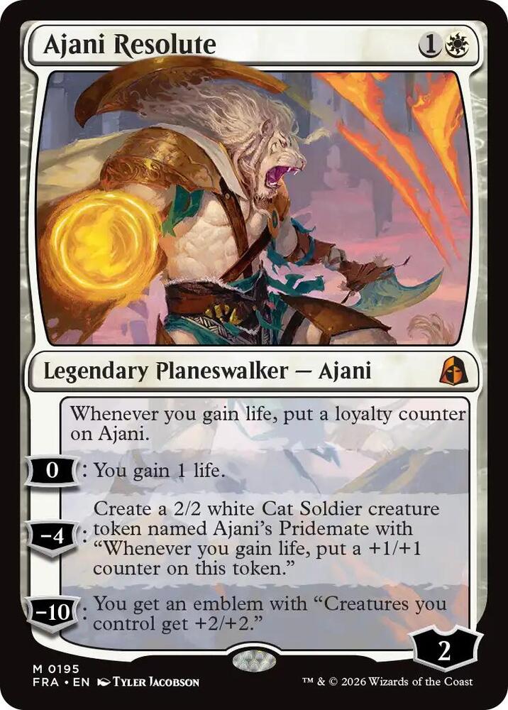 Ajani Resolute card image