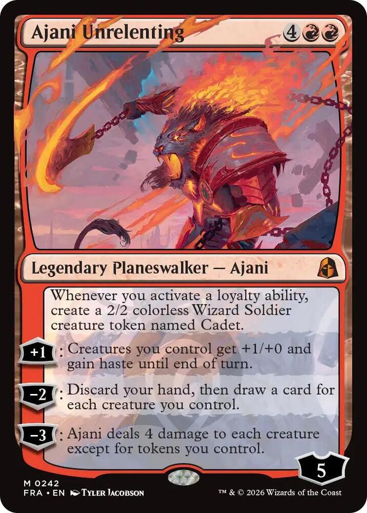 Ajani Unrelenting card image