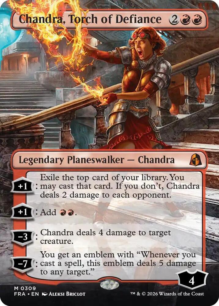 Chandra, Torch of Defiance (Borderless) card image