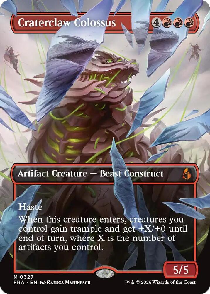 Craterclaw Colossus (Borderless) (0327) card image