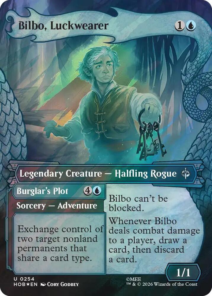 Bilbo, Luckwearer (Showcase) (Surge Foil) card image