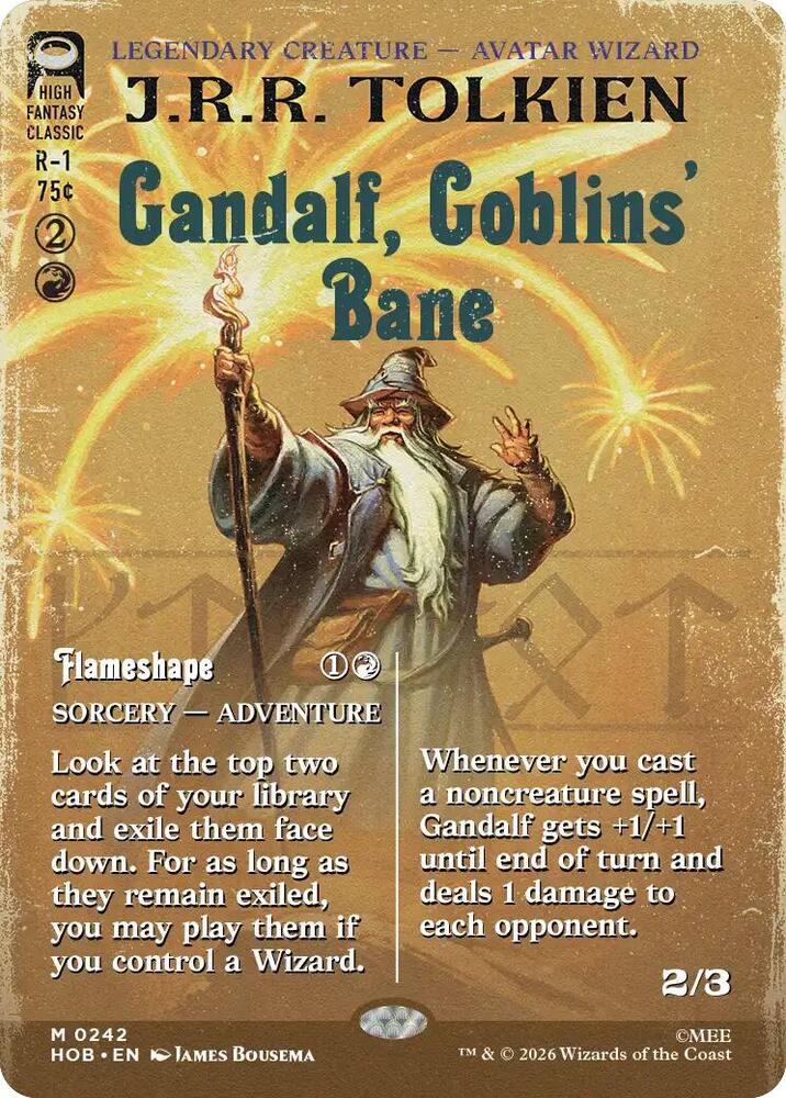 Gandalf, Goblins' Bane (Borderless) card image