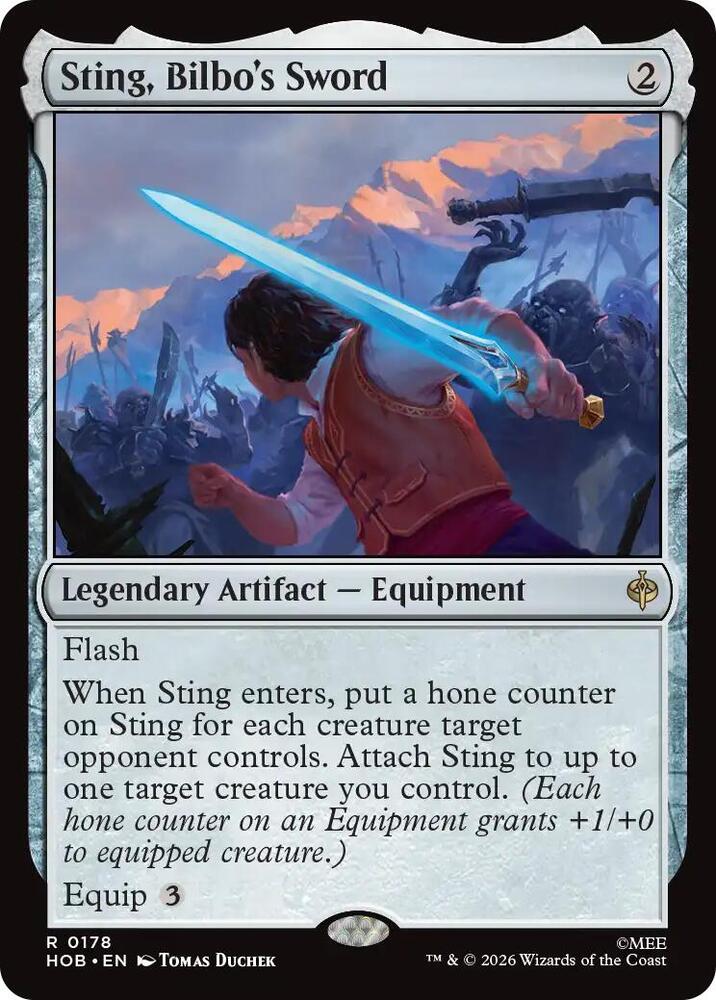 Sting, Bilbo's Sword card image