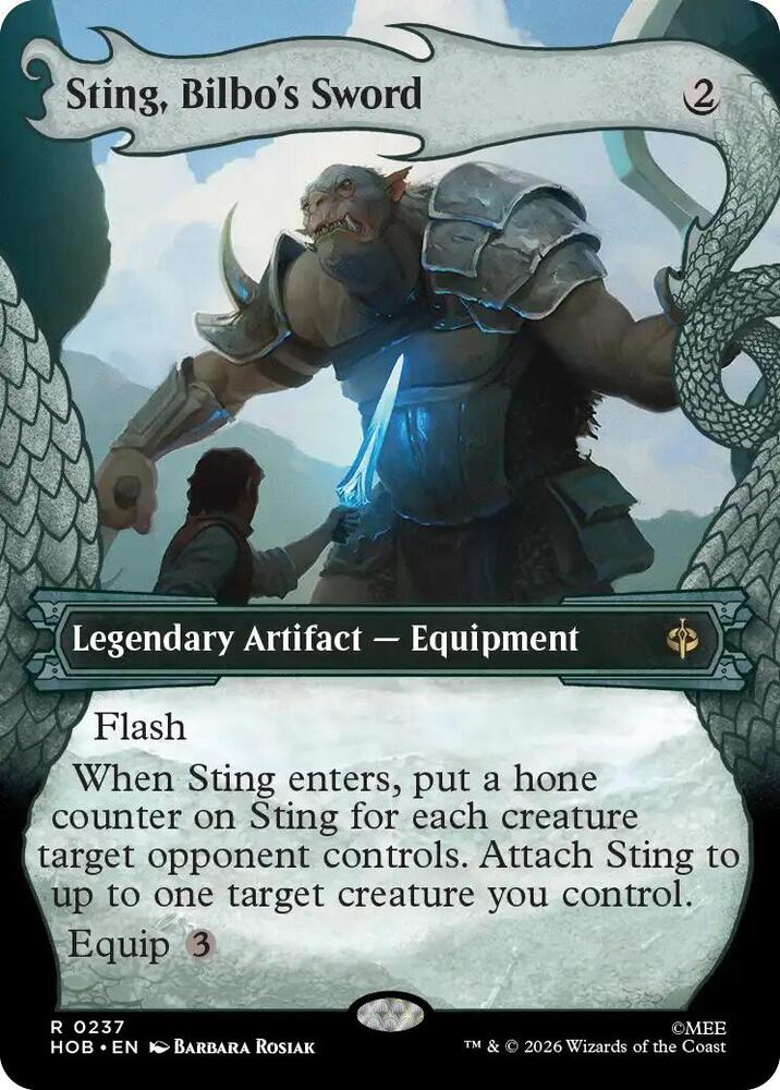 Sting, Bilbo's Sword (Showcase) card image