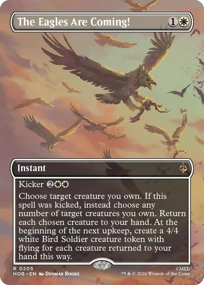 The Eagles Are Coming! (Borderless) card image
