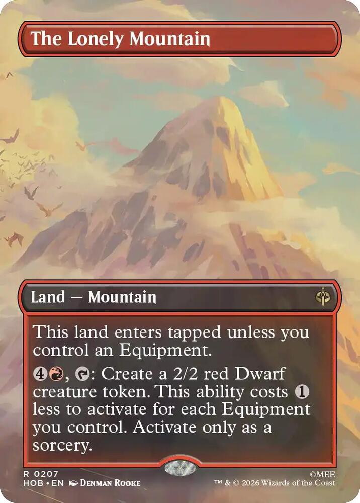 The Lonely Mountain (Borderless) (0207) card image