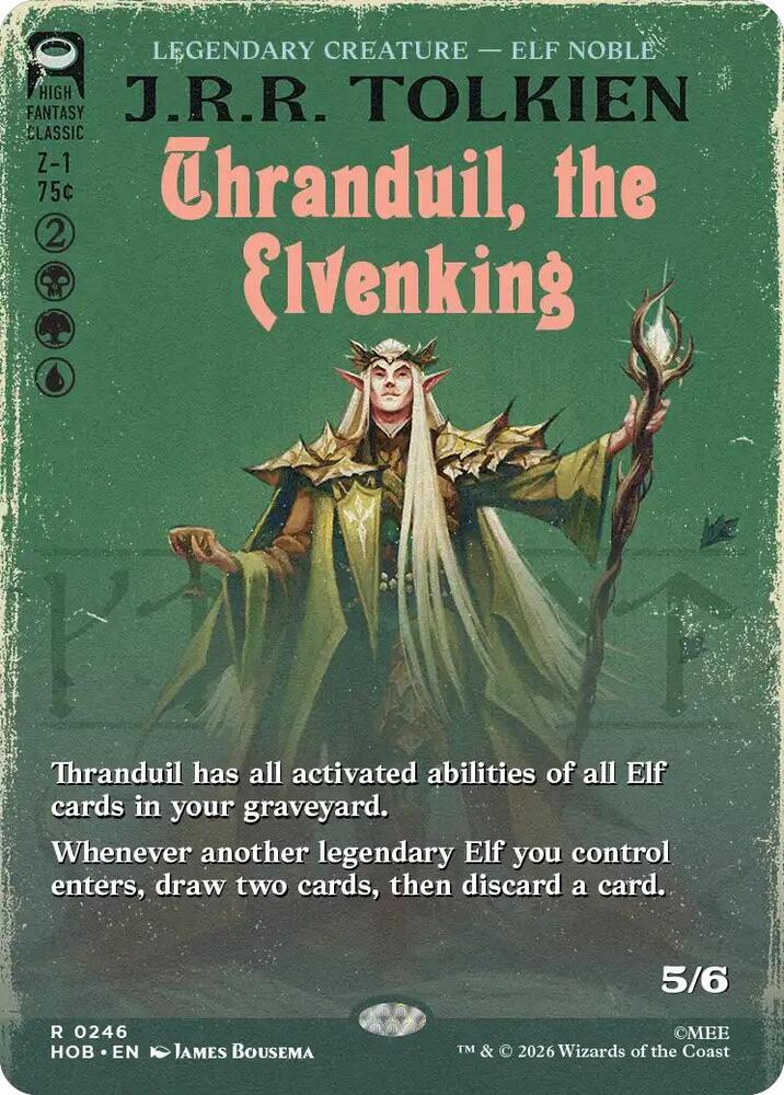 Thranduil, the Elvenking (Borderless) card image