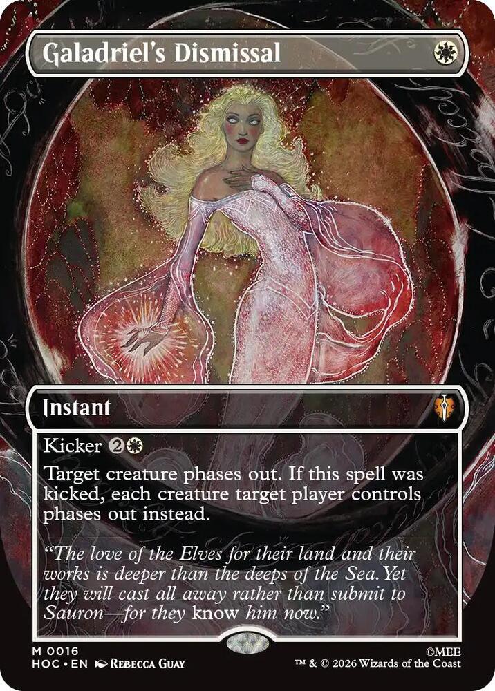 Galadriel's Dismissal (Borderless) card image