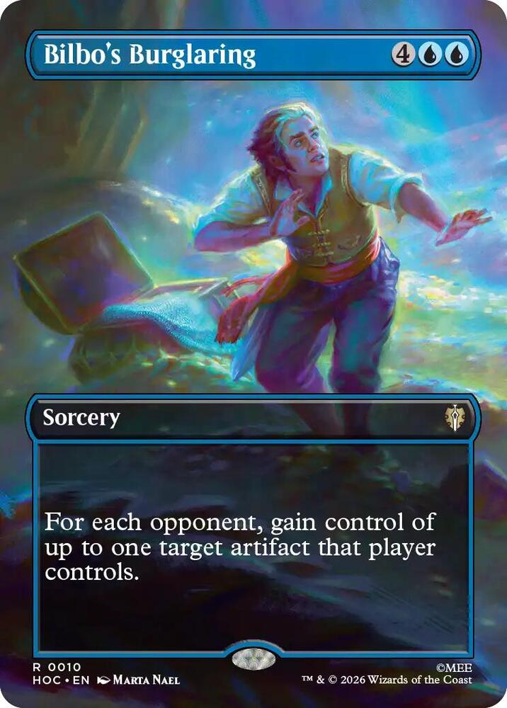 Bilbo's Burglaring (Borderless) card image