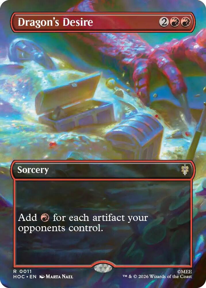 Dragon's Desire (Borderless) card image