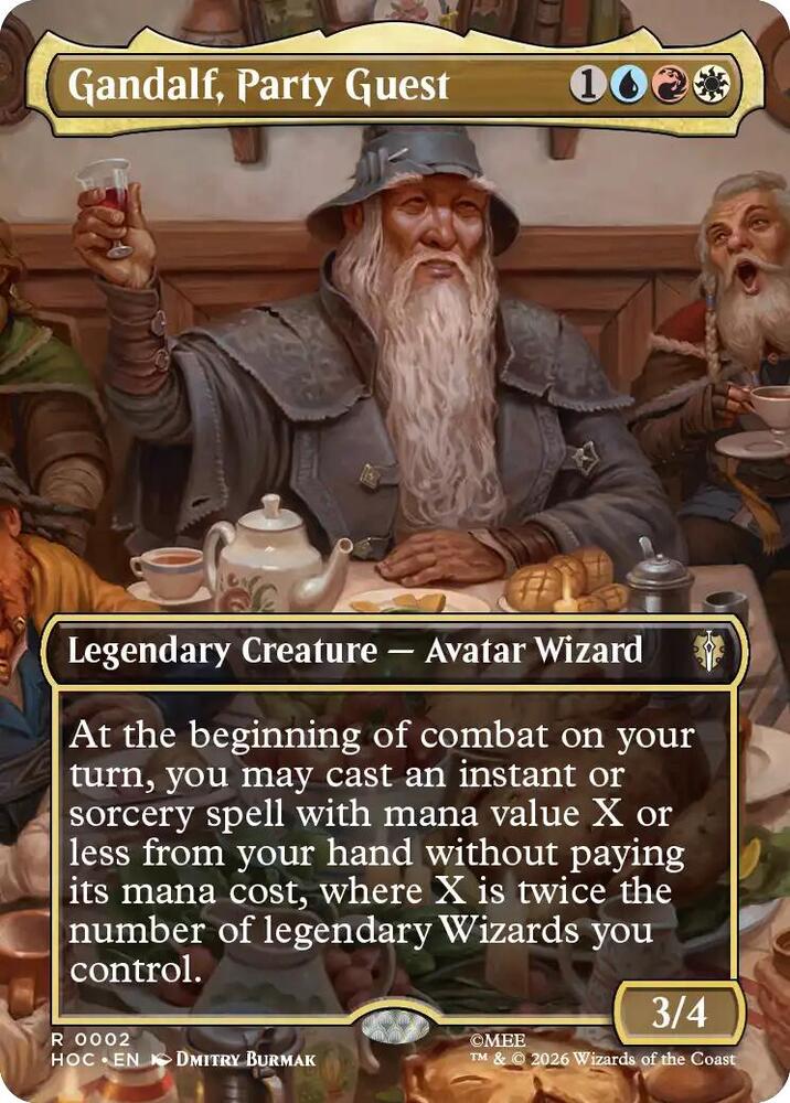 Gandalf, Party Guest (Borderless) card image