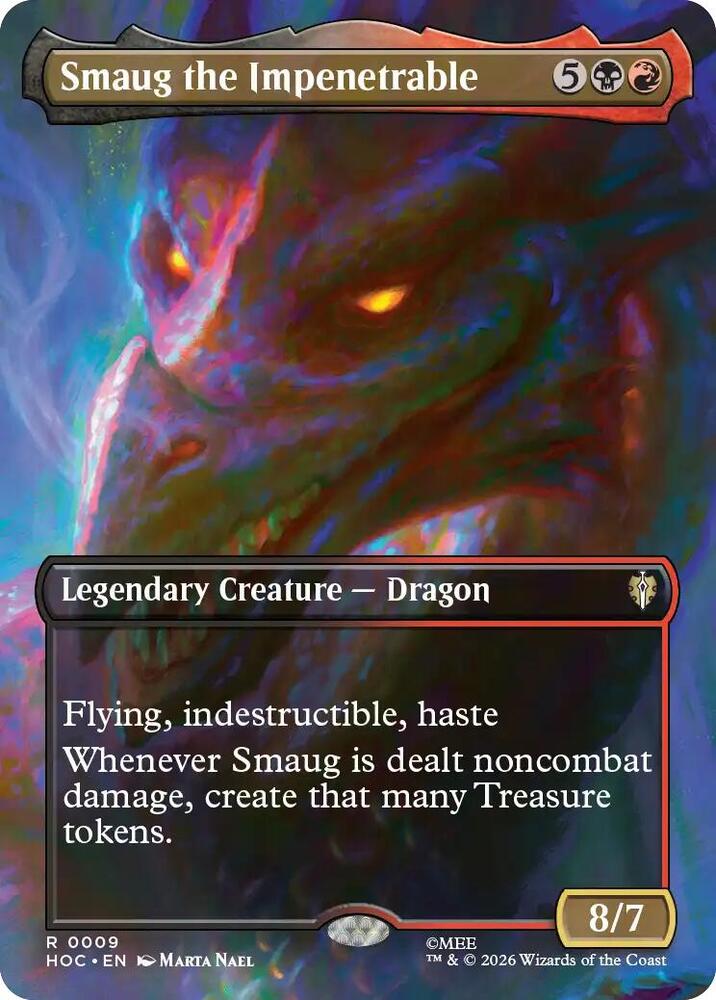 Smaug the Impenetrable (Borderless) card image