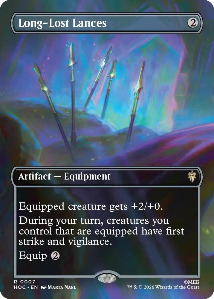 Long-Lost Lances (Borderless) card image