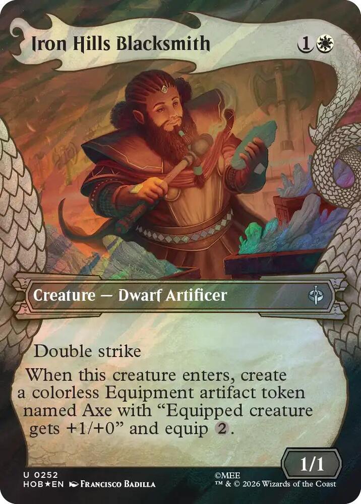Iron Hills Blacksmith (Showcase) (Surge Foil) card image