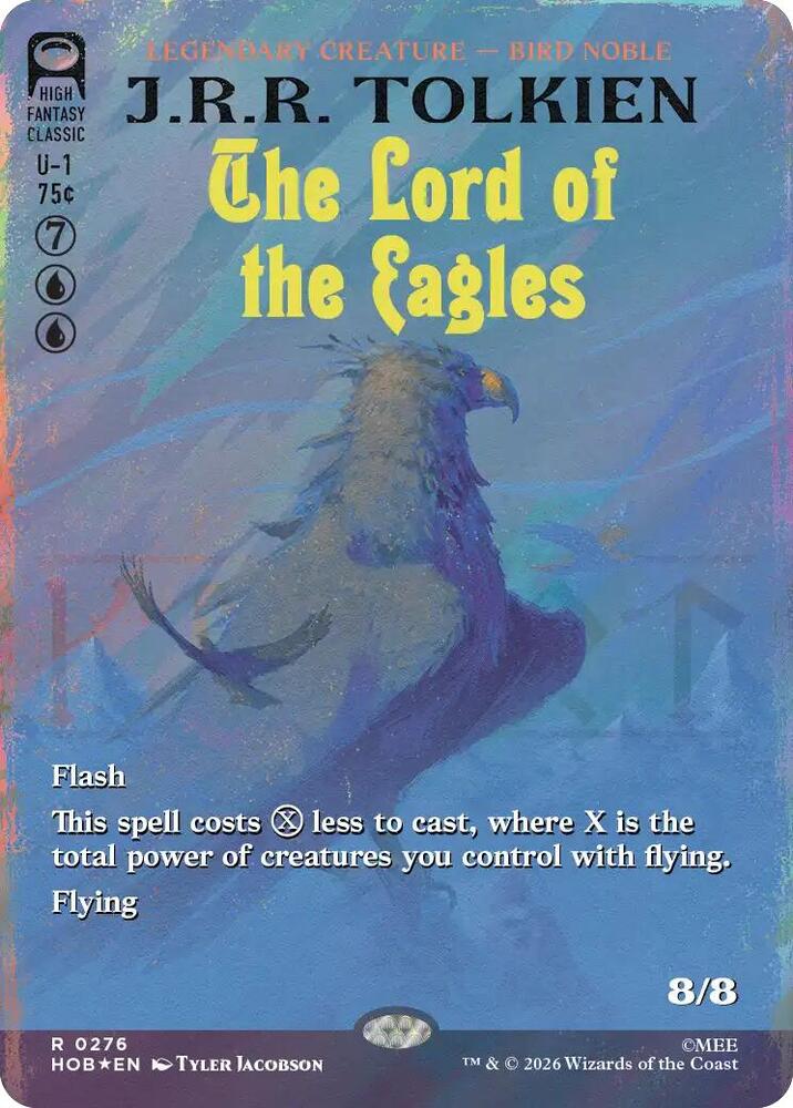 The Lord of the Eagles (Borderless) (Surge Foil) card image