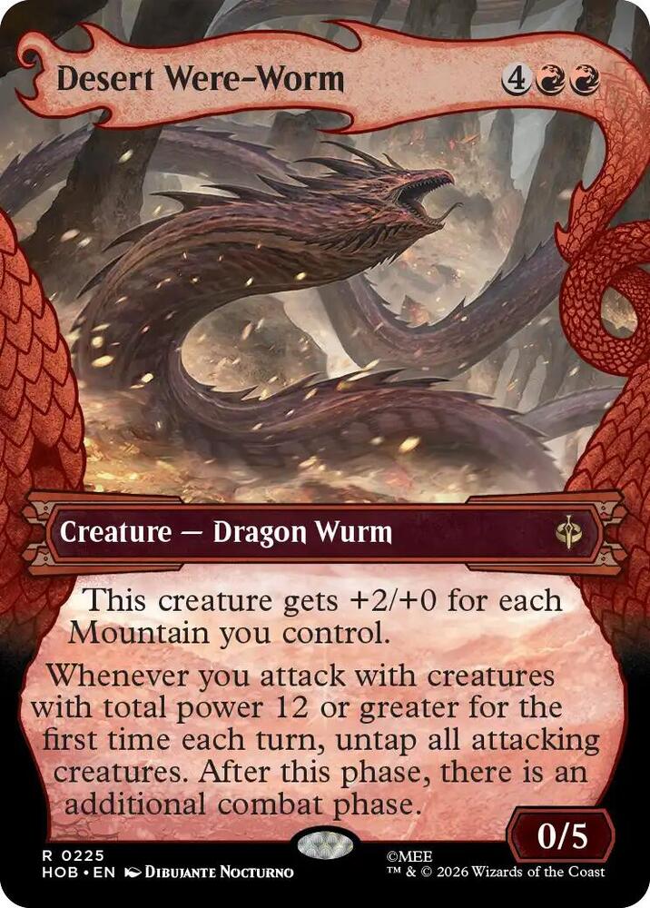 Desert Were-Worm (Showcase) card image