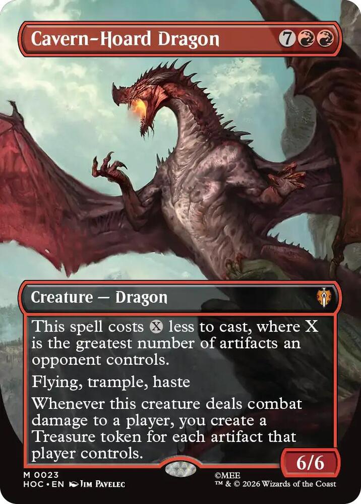 Cavern-Hoard Dragon (Borderless) card image