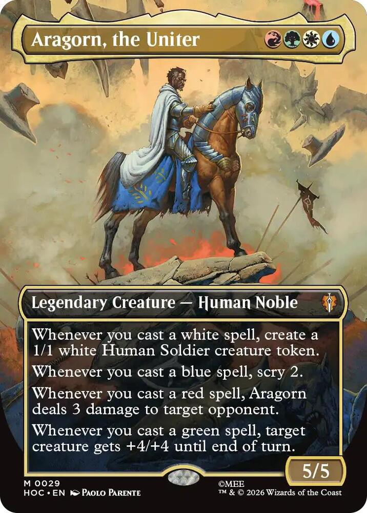 Aragorn, the Uniter (Borderless) card image