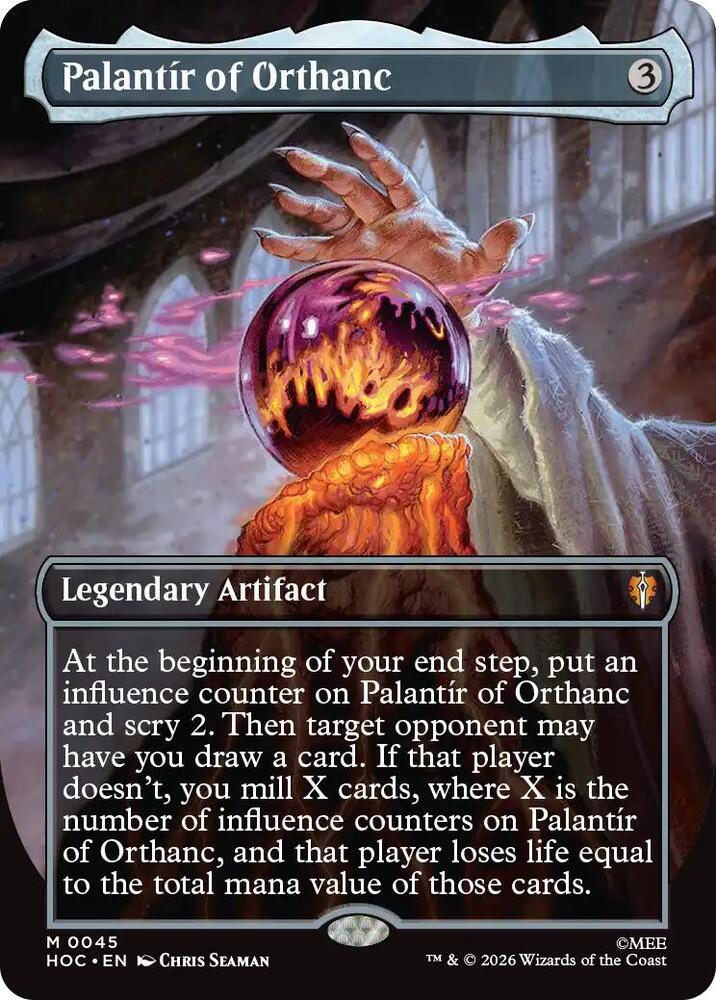 Palantir of Orthanc (Borderless) card image
