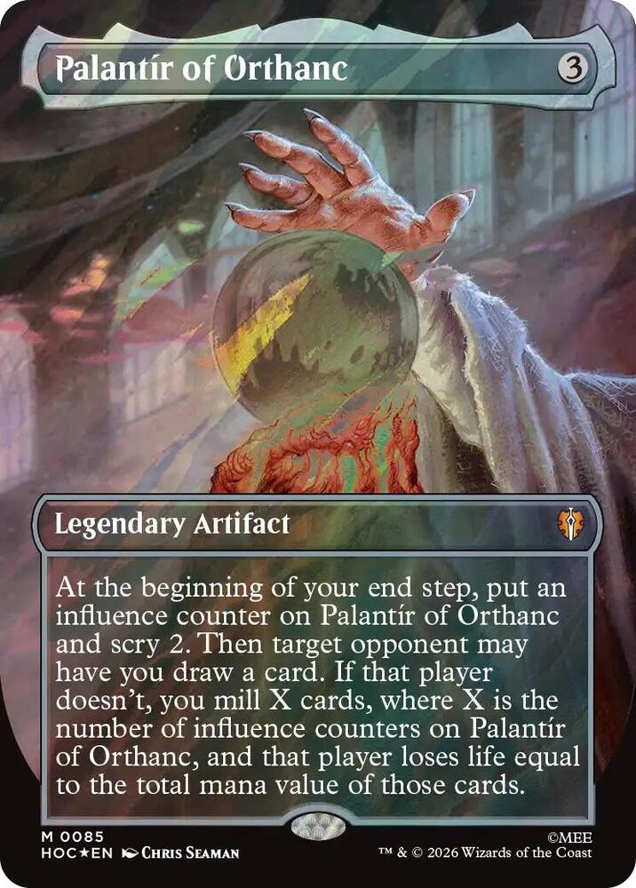 Palantir of Orthanc (Borderless) (Surge Foil) card image