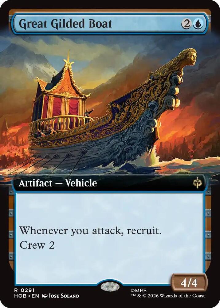 Great Gilded Boat (Extended Art) card image