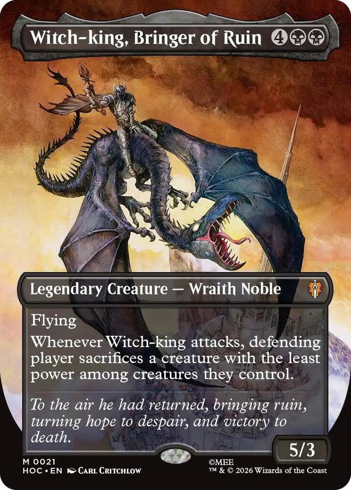 Witch-king, Bringer of Ruin (Borderless) card image