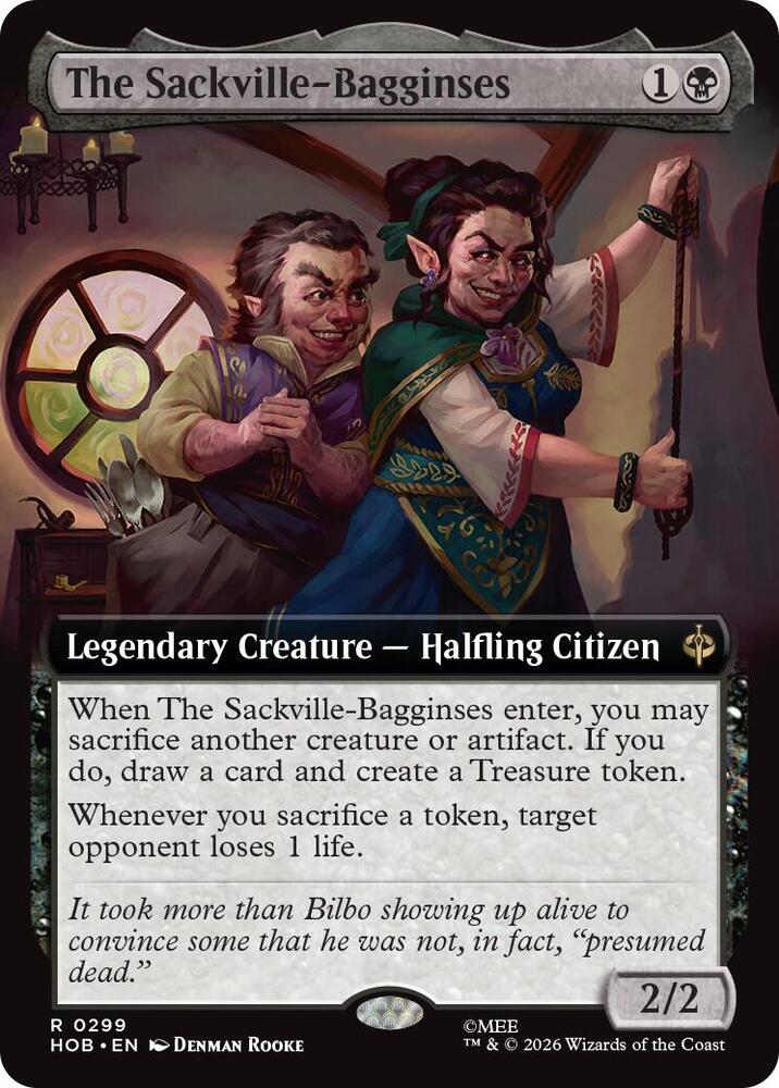 The Sackville-Bagginses (Extended Art) card image