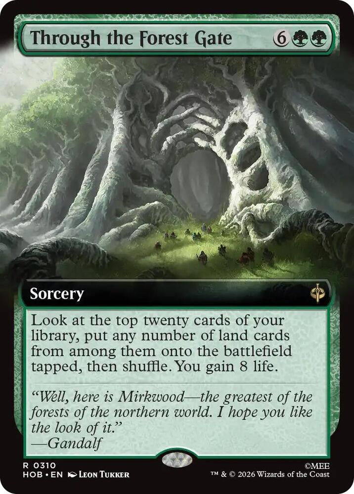 Through the Forest Gate (Extended Art) card image